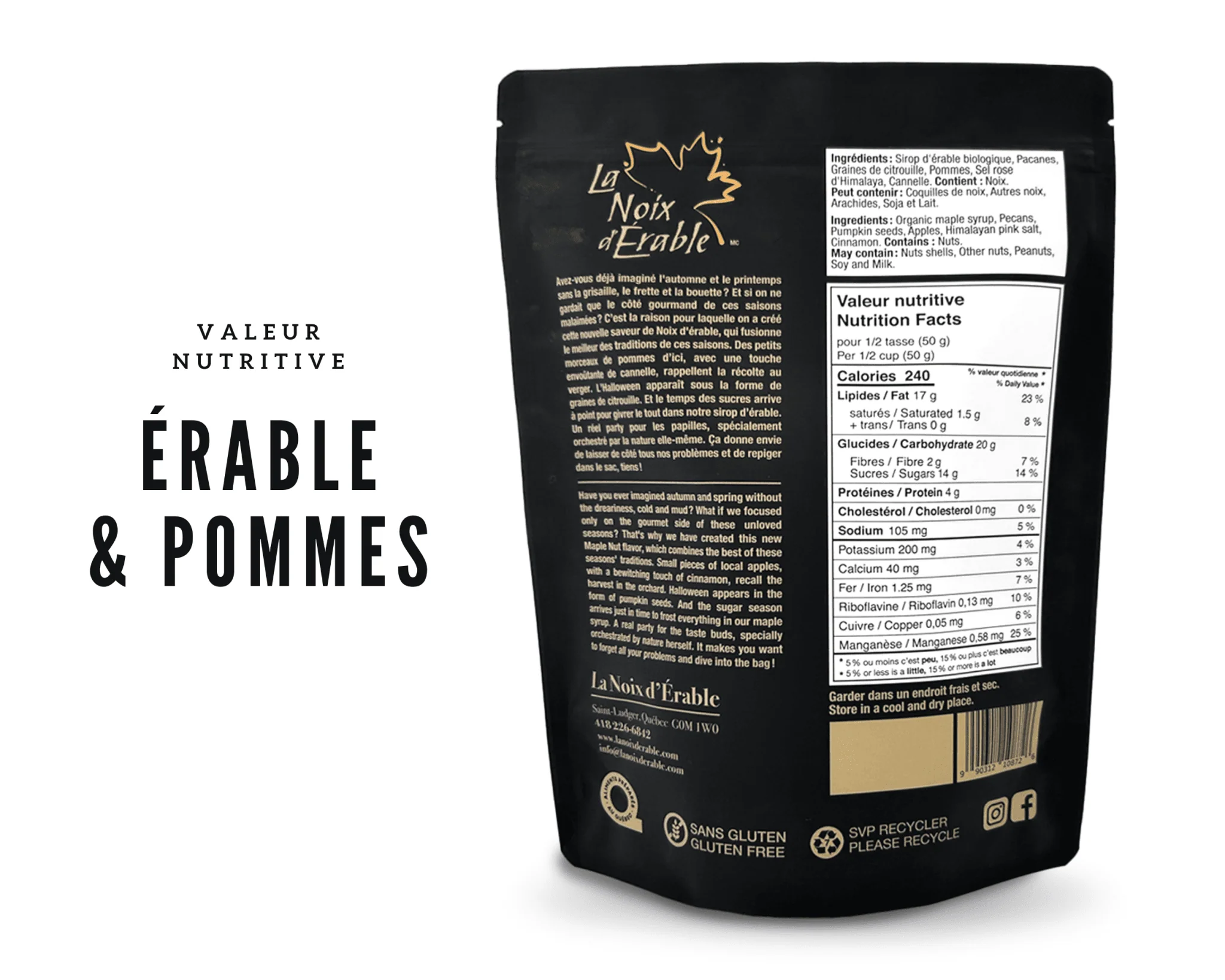 Pacanes « La noix d'Érable » 500g - Image 10