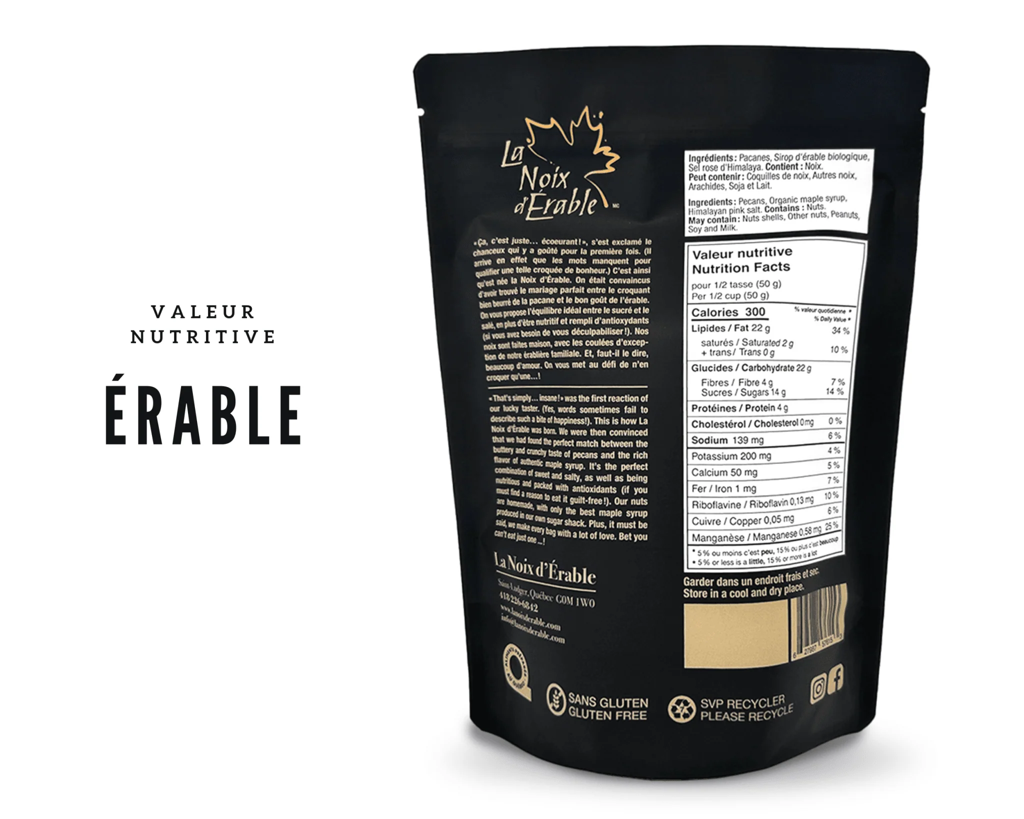 Pacanes « La noix d'Érable » 500g - Image 11