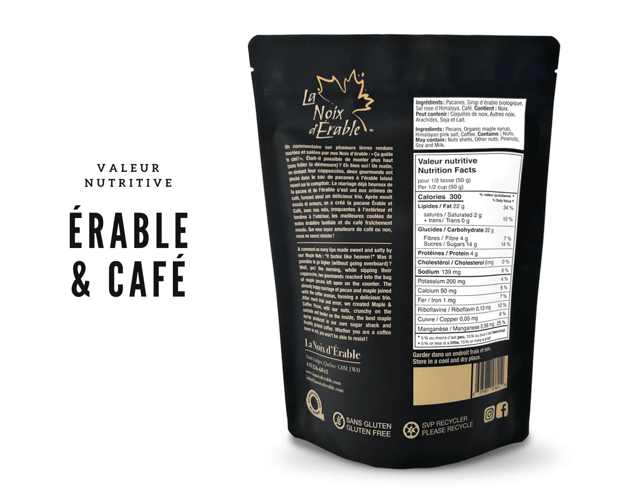Pacanes « La noix d'Érable » 500g - Image 12